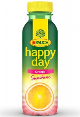 Gyümölcsnektár, 25%, 0,33 l, RAUCH "Happy day", narancs