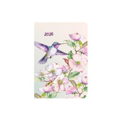 Naptár, tervező, B6, heti, TOPTIMER, "Joy flexi", kolibri