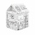 Játékház, színezhető, karton, FELLOWES, Kávéház